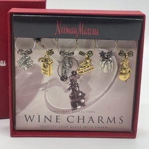 NEIMAN MARCUS WINE GLASS CHARMS